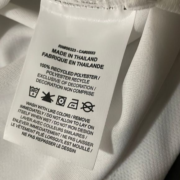NWT NIKE DRI-FIT Tennis polo white shirt size small - Picture 7 of 7